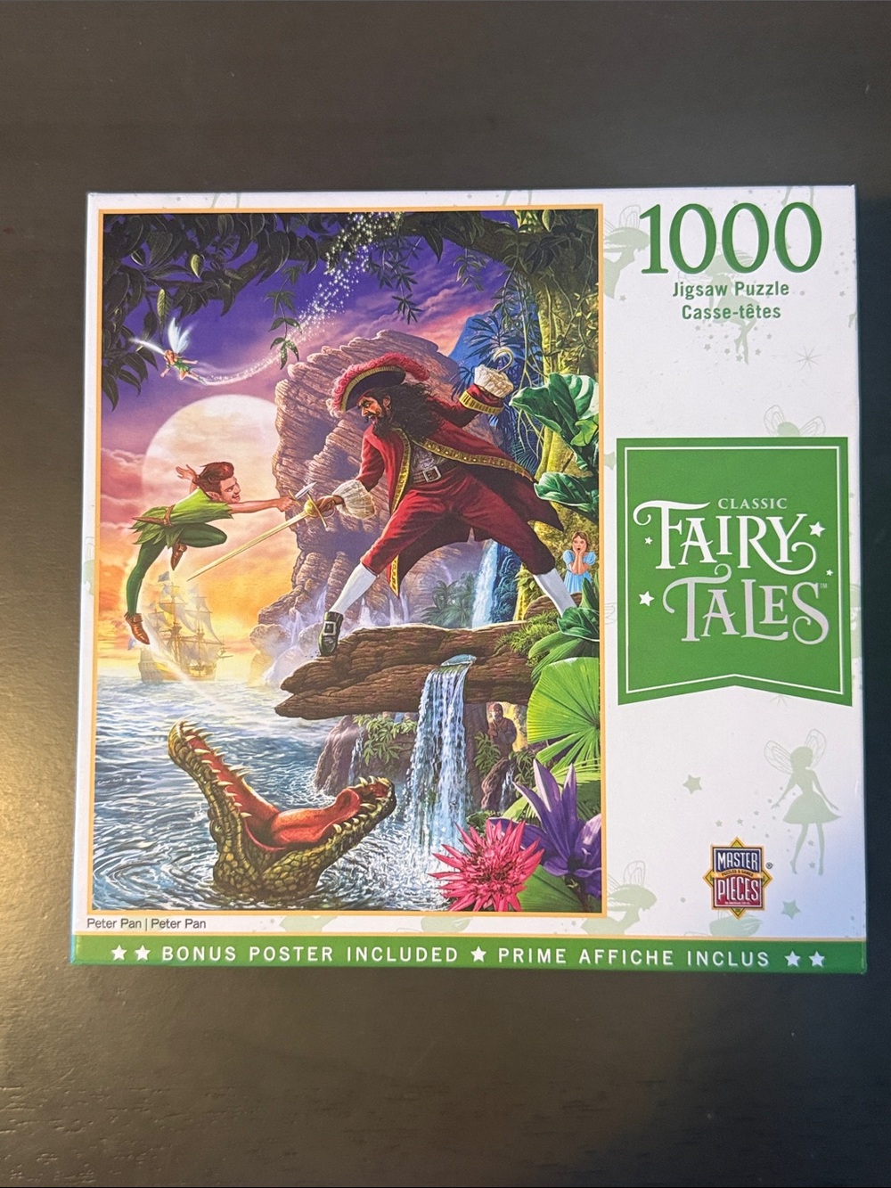 Master Pieces Classic Fairytales Peter Pan 1000 Piece Puzzle